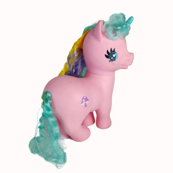 Gi-Go Wonder Pony Land Jumbo Pink Unicorn Toy With Colorful Mane SML-16-B1 - Picture 4 of 4